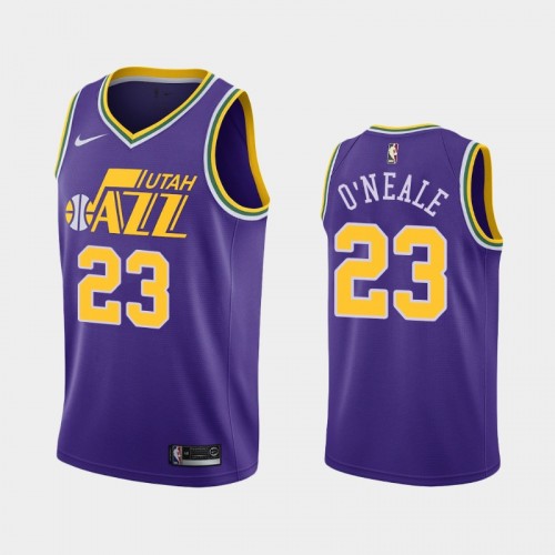 Men's Utah Jazz #23 Royce O'Neale Purple 40th Season Classic Jersey