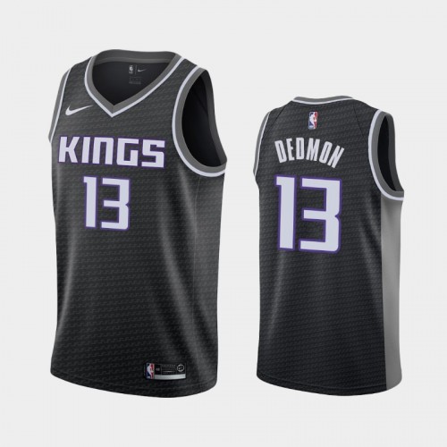 Men's Sacramento Kings Dewayne Dedmon #13 Black 2019-20 Statement Jersey