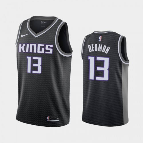 Men's Sacramento Kings Dewayne Dedmon #13 Black 2019-20 Statement Jersey