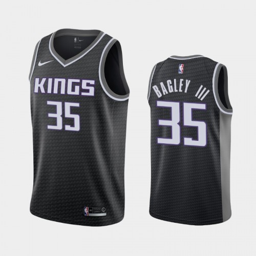 Men's Sacramento Kings #35 Marvin Bagley III Black 2018-2019 Statement Jersey