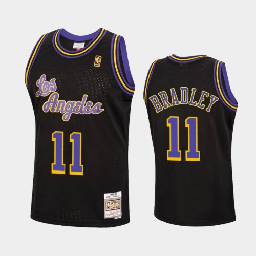 Los Angeles Lakers #11 Avery Bradley Black Reload Hardwood Classics Jersey