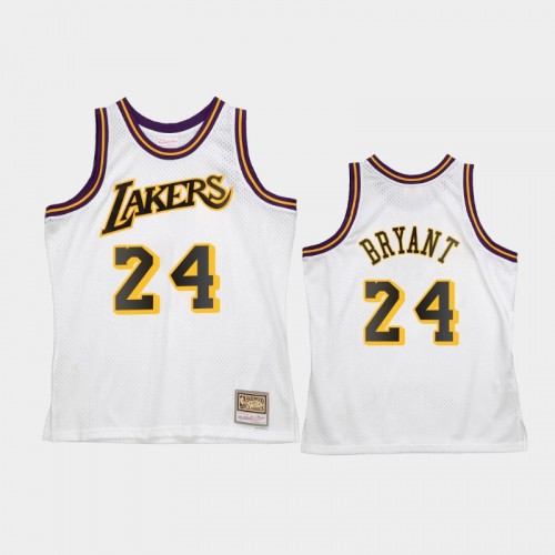 Men's Los Angeles Lakers #24 Kobe Bryant White Reload 2.0 Jersey