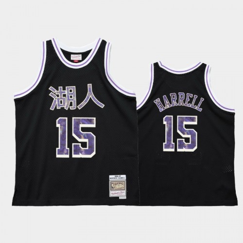 Los Angeles Lakers #15 Montrezl Harrell Black 1996-97 Lunar New Year OX Jersey