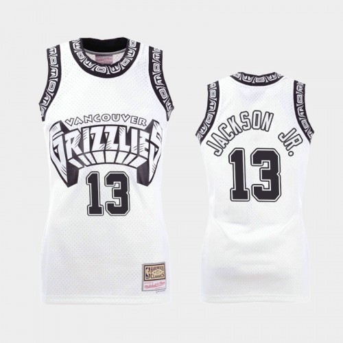 Memphis Grizzlies #13 Jaren Jackson Jr. White Concord Collection Hardwood Classics Jersey