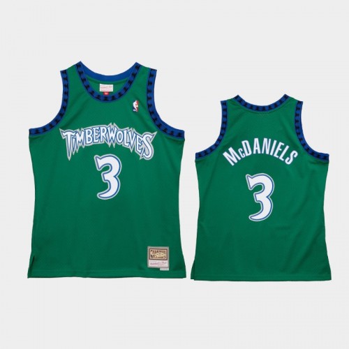 Men's Minnesota Timberwolves #3 Jaden McDaniels Green Reload 2.0 Jersey