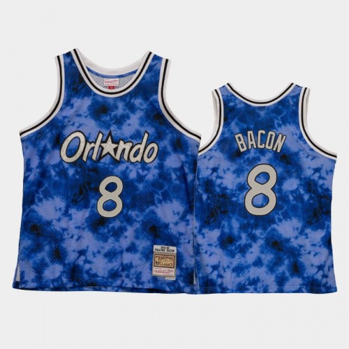 Men's Orlando Magic #8 Dwayne Bacon Blue Galaxy Jersey