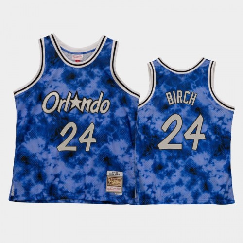 Men's Orlando Magic #24 Khem Birch Blue Galaxy Jersey