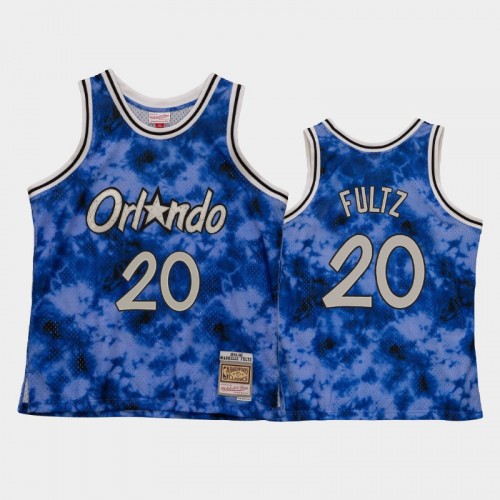 Men's Orlando Magic #20 Markelle Fultz Blue Galaxy Jersey