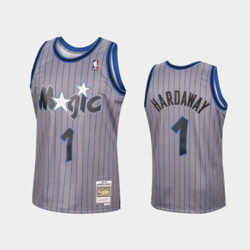 Orlando Magic #1 Penny Hardaway Gray 1994-95 Reload Hardwood Classics Jersey