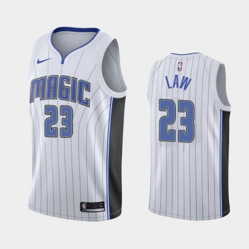 Men's Orlando Magic #23 Vic Law White 2019-20 Association Jersey