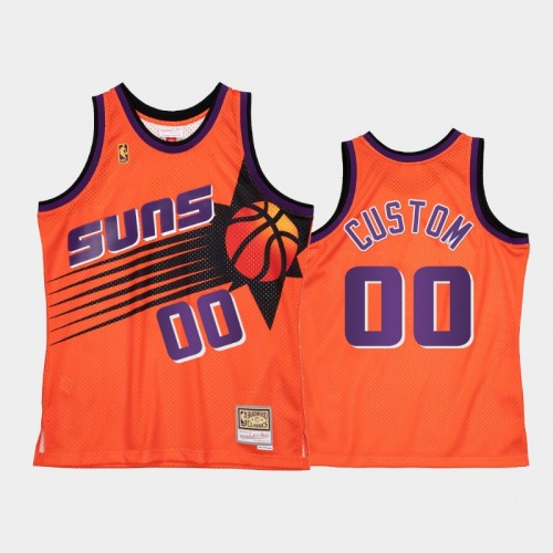 Men's Phoenix Suns #00 Custom Orange Reload 2.0 Jersey