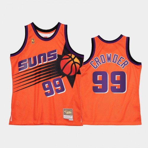Men's Phoenix Suns #99 Jae Crowder Orange Reload 2.0 Jersey