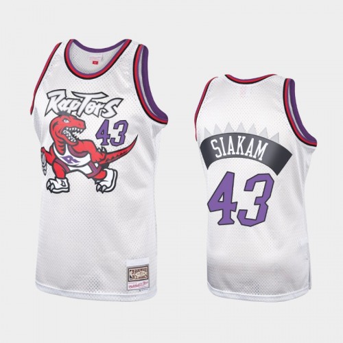 Men's Toronto Raptors Pascal Siakam #43 Platinum Hardwood Classics Jersey