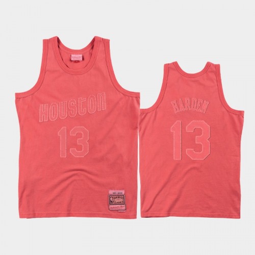 Men's Houston Rockets #13 James Harden Red Washed Out Jersey