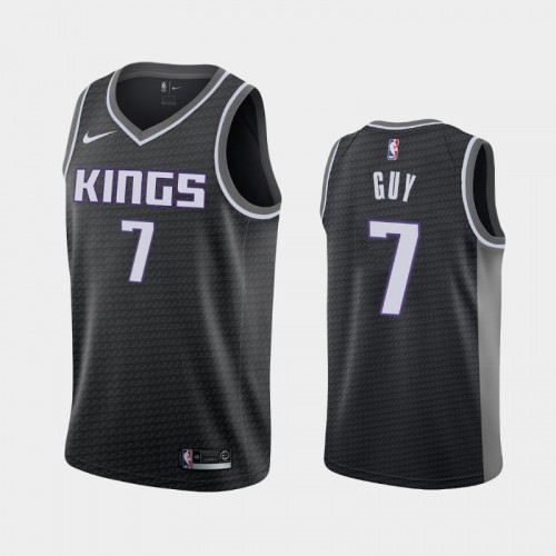 Men's Sacramento Kings #7 Kyle Guy Black Statement Jersey - 2019 NBA Draft