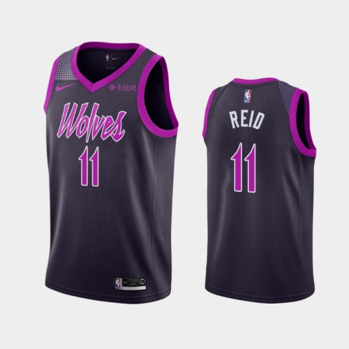 Men's Minnesota Timberwolves Naz Reid #11 Purple 2019-20 City Jersey