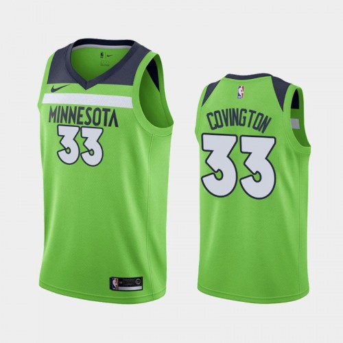 Men's Minnesota Timberwolves #33 Robert Covington Green 2018-19 Statement Jersey