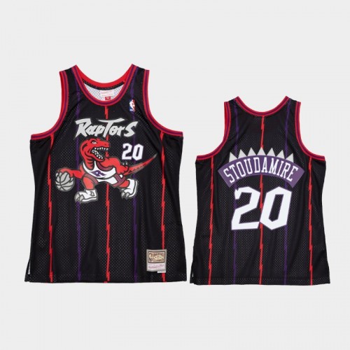 Men's Toronto Raptors #20 Damon Stoudamire Black Reload 2.0 Jersey