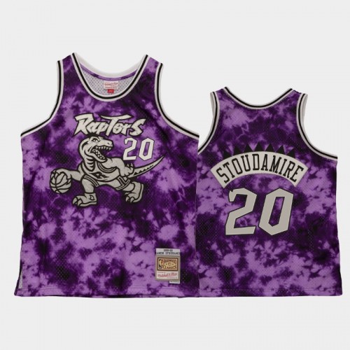 Men's Toronto Raptors #20 Damon Stoudamire Purple Galaxy Jersey