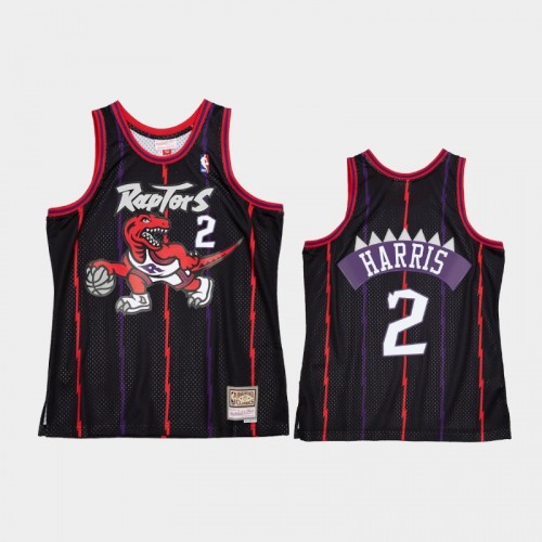 Men's Toronto Raptors #2 Jalen Harris Black Reload 2.0 Jersey