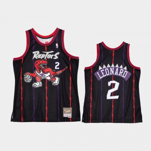 Men's Toronto Raptors #2 Kawhi Leonard Black Reload 2.0 Jersey