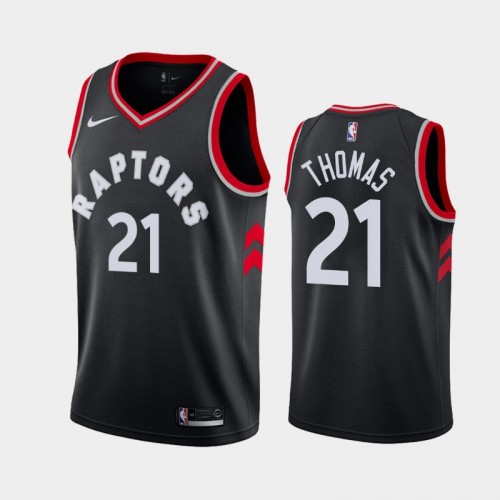 Men's Toronto Raptors #21 Matt Thomas Black Statement Jersey