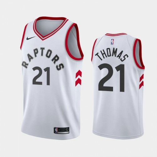 Men's Toronto Raptors #21 Matt Thomas White Association Jersey