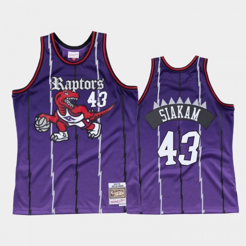 Toronto Raptors #43 Pascal Siakam Purple Old English Faded Jersey