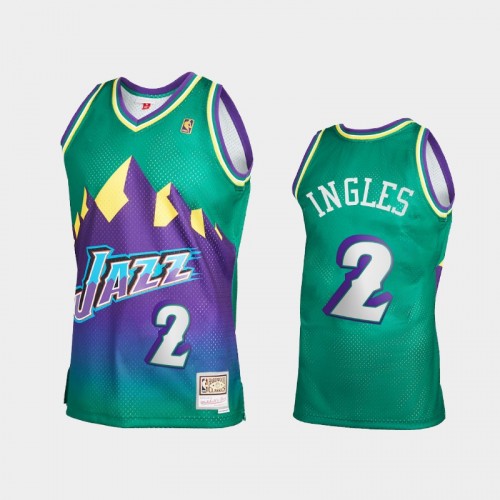 Men's Utah Jazz #2 Joe Ingles Green Reload 2.0 Jersey