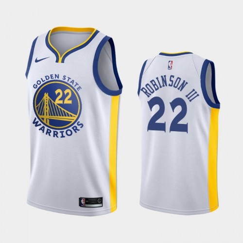 Men's Golden State Warriors Glenn Robinson III #22 White 2019-20 Association Jersey