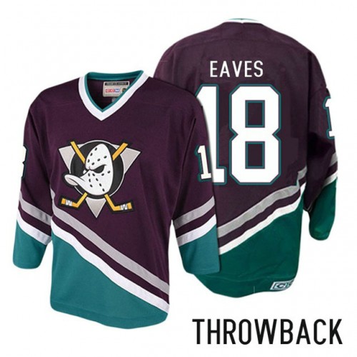 #18 Patrick Eaves Purple Anniversary Throwback Jersey