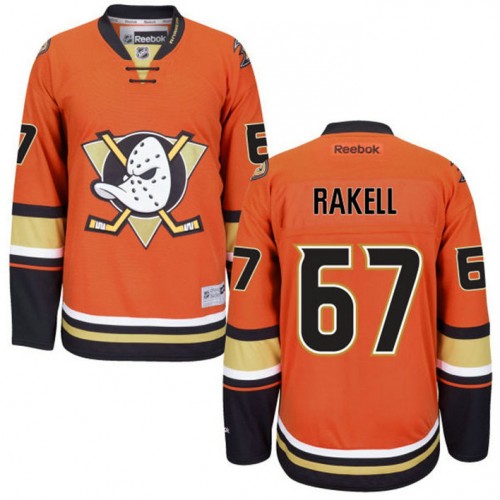 Rickard Rakell #67 Orange Premier Alternate Jersey
