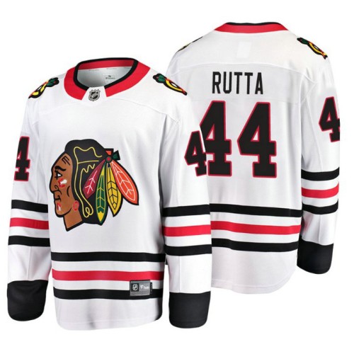 Jan Rutta Fanatics Branded Breakaway White Away Jersey