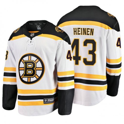 Danton Heinen Fanatics Branded Breakaway White Away Jersey