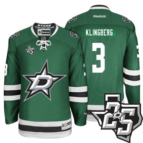 #3 John Klingberg Green 1995-2017 25th Anniversary Home Jersey