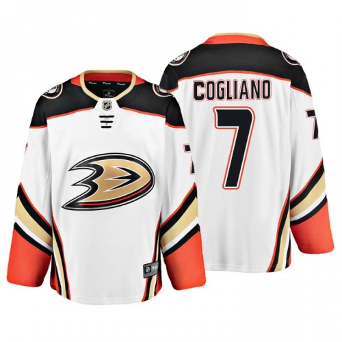 #7 Andrew Cogliano Fanatics Branded Breakaway White Away Jersey