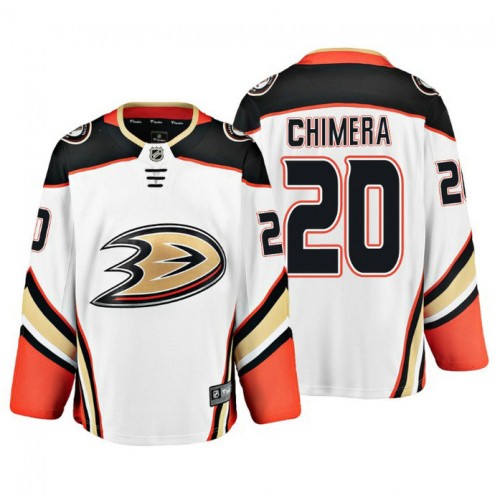 Jason Chimera Fanatics Branded Breakaway White Away Jersey