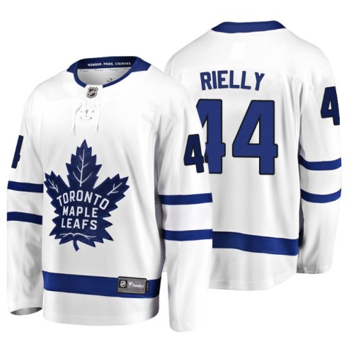 #44 Morgan Rielly 2018 Fanatics Branded Breakaway White Away jersey