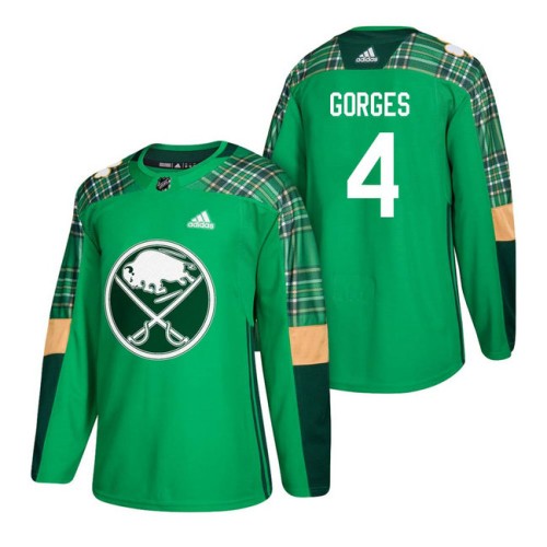 #4 Josh Gorges 2018 St. Patrick's Day Green Jersey