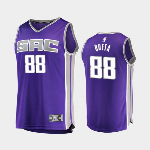 Men Sacramento Kings Neemias Queta #88 Purple Replica 2021 NBA Draft Jersey