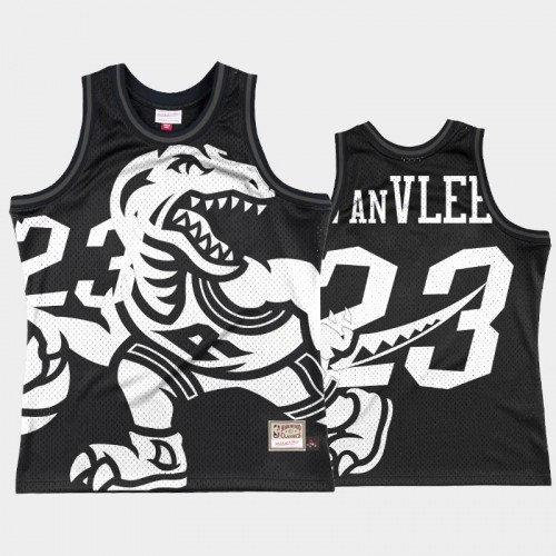 Men Toronto Raptors #23 Fred VanVleet Black Big Face 3.0 Jersey - Fashion Tank