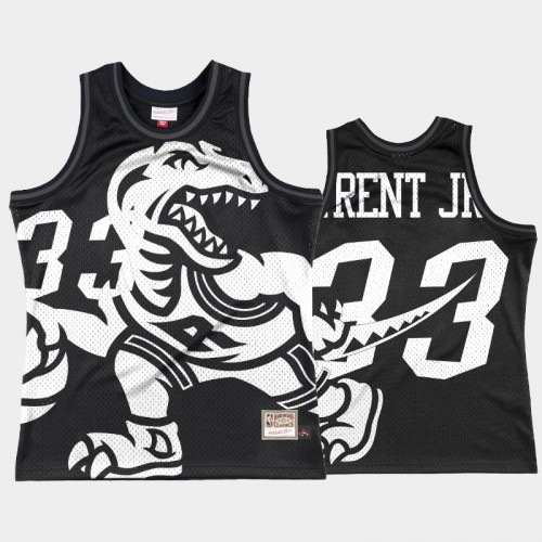 Men Toronto Raptors #33 Gary Trent Jr. Black Big Face 3.0 Jersey - Fashion Tank