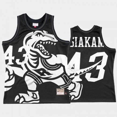 Men Toronto Raptors #43 Pascal Siakam Black Big Face 3.0 Jersey - Fashion Tank
