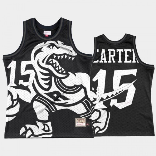 Men Toronto Raptors #15 Vince Carter Black Big Face 3.0 Jersey - Fashion Tank