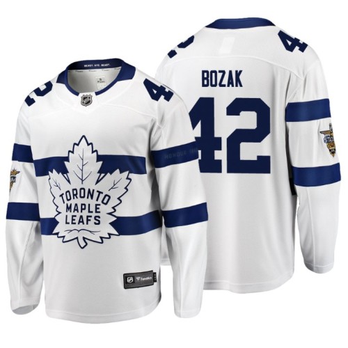#42 Tyler Bozak 2018 Stadium Series Breakaway Navy Jersey Fanatics