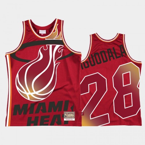 Miami Heat #28 Andre Iguodala Red Blown Out Jersey