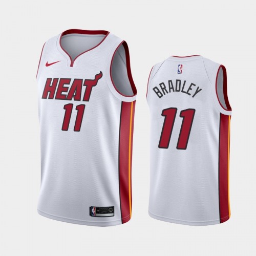 Men's Miami Heat Avery Bradley #11 2020-21 Association White Jersey