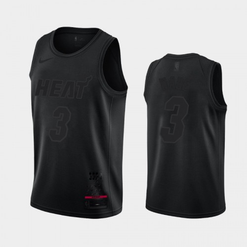 Miami Heat #3 Dwyane Wade MVP Black Jersey