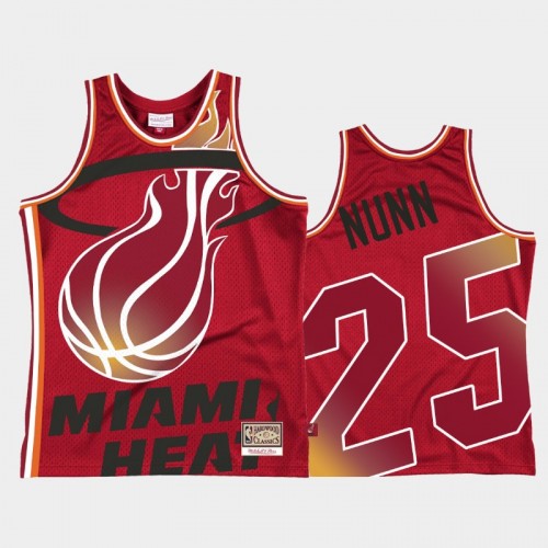 Miami Heat #25 Kendrick Nunn Red Blown Out Jersey
