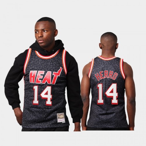 Miami Heat Tyler Herro Men #14 Wild Life Black HWC Swingman Jersey